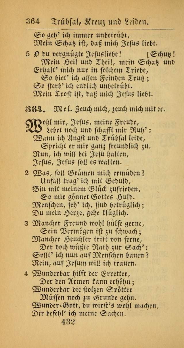 Evangelisches Gesangbuch: oder eine sammlung geistreicher lieder zum gebrauch der Evangelischen Gemeinscaft und aller heilsuchenden seelen  (4th und verb. Aufl.) page 434