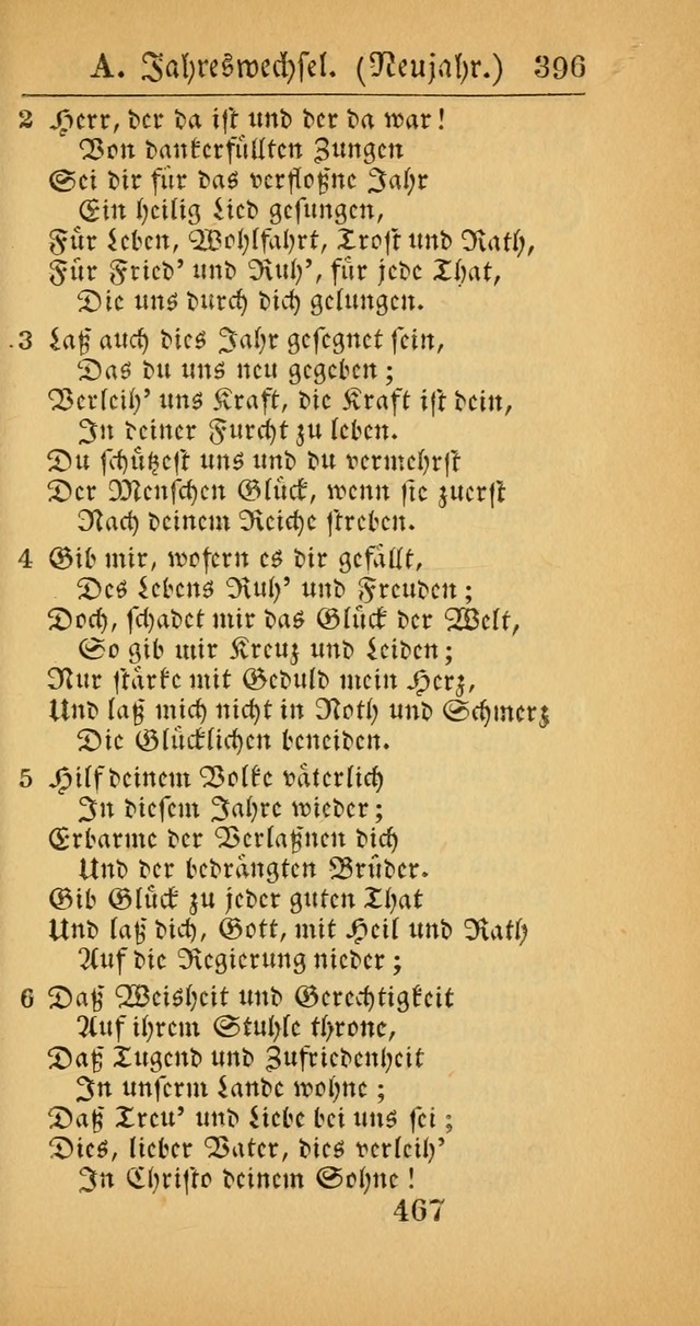 Evangelisches Gesangbuch: oder eine sammlung geistreicher lieder zum gebrauch der Evangelischen Gemeinscaft und aller heilsuchenden seelen  (4th und verb. Aufl.) page 469