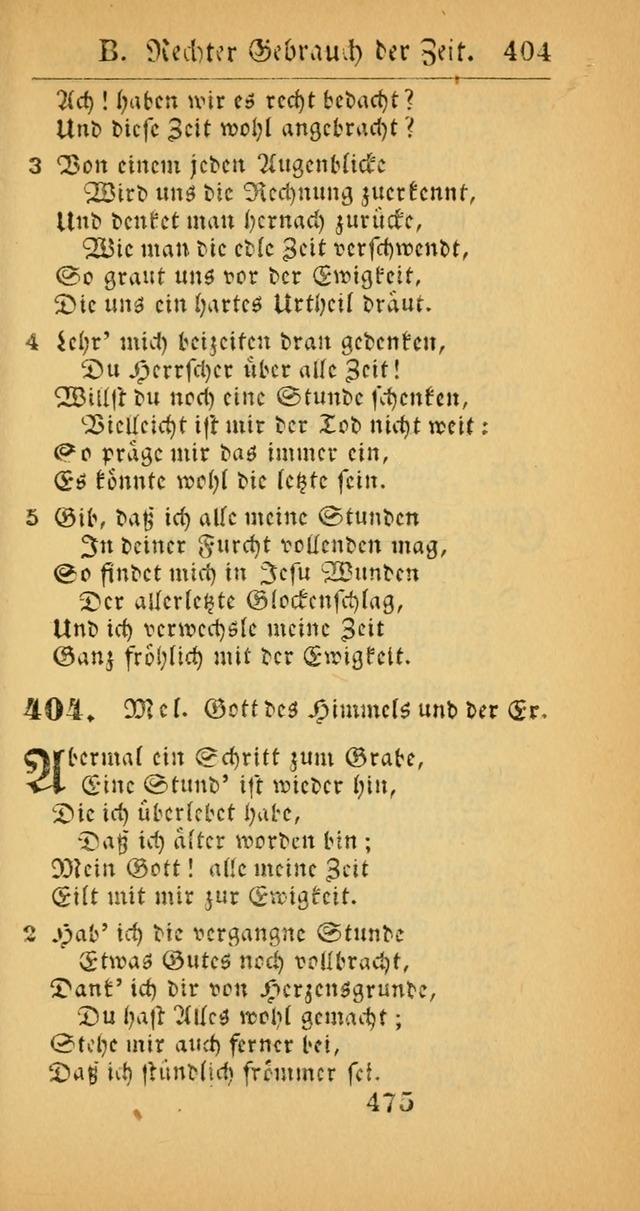 Evangelisches Gesangbuch: oder eine sammlung geistreicher lieder zum gebrauch der Evangelischen Gemeinscaft und aller heilsuchenden seelen  (4th und verb. Aufl.) page 477