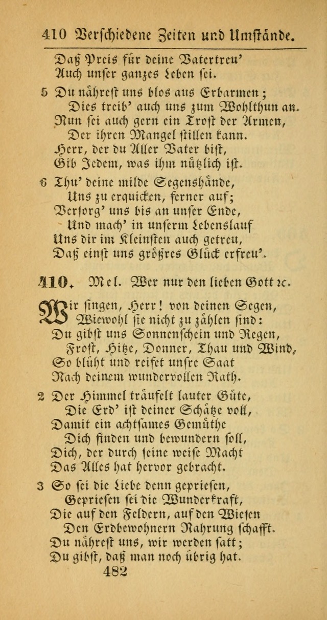 Evangelisches Gesangbuch: oder eine sammlung geistreicher lieder zum gebrauch der Evangelischen Gemeinscaft und aller heilsuchenden seelen  (4th und verb. Aufl.) page 484