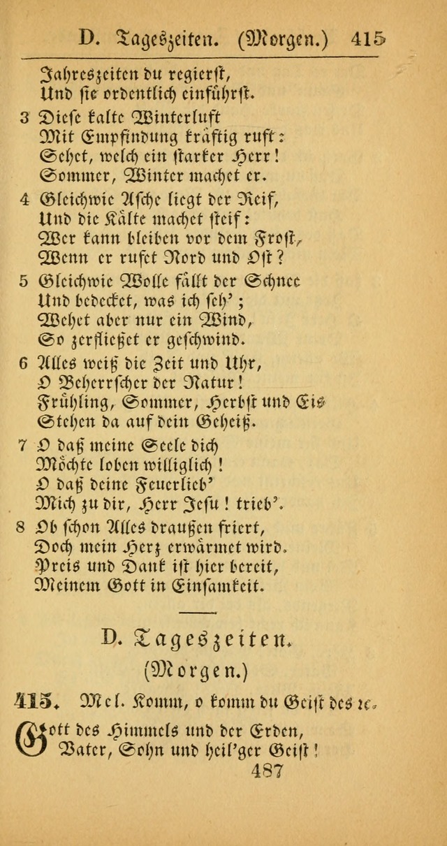 Evangelisches Gesangbuch: oder eine sammlung geistreicher lieder zum gebrauch der Evangelischen Gemeinscaft und aller heilsuchenden seelen  (4th und verb. Aufl.) page 489