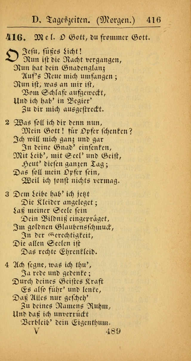 Evangelisches Gesangbuch: oder eine sammlung geistreicher lieder zum gebrauch der Evangelischen Gemeinscaft und aller heilsuchenden seelen  (4th und verb. Aufl.) page 491