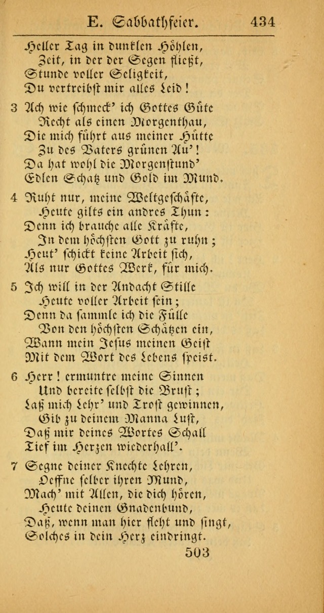 Evangelisches Gesangbuch: oder eine sammlung geistreicher lieder zum gebrauch der Evangelischen Gemeinscaft und aller heilsuchenden seelen  (4th und verb. Aufl.) page 505