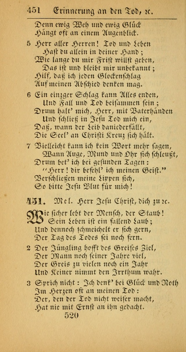 Evangelisches Gesangbuch: oder eine sammlung geistreicher lieder zum gebrauch der Evangelischen Gemeinscaft und aller heilsuchenden seelen  (4th und verb. Aufl.) page 522