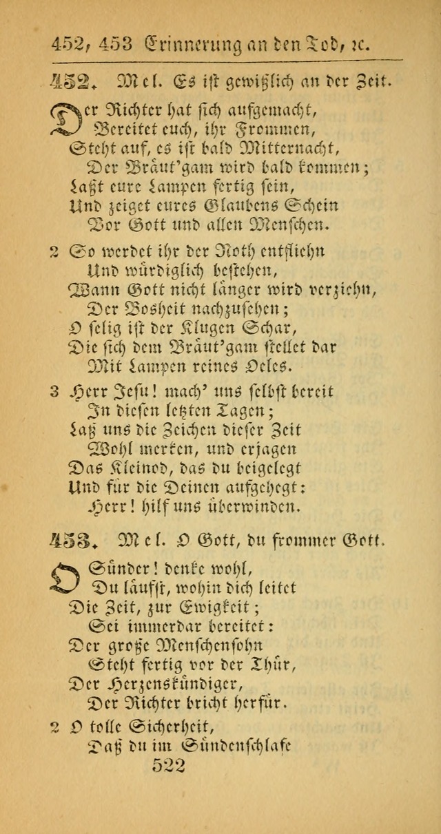 Evangelisches Gesangbuch: oder eine sammlung geistreicher lieder zum gebrauch der Evangelischen Gemeinscaft und aller heilsuchenden seelen  (4th und verb. Aufl.) page 524