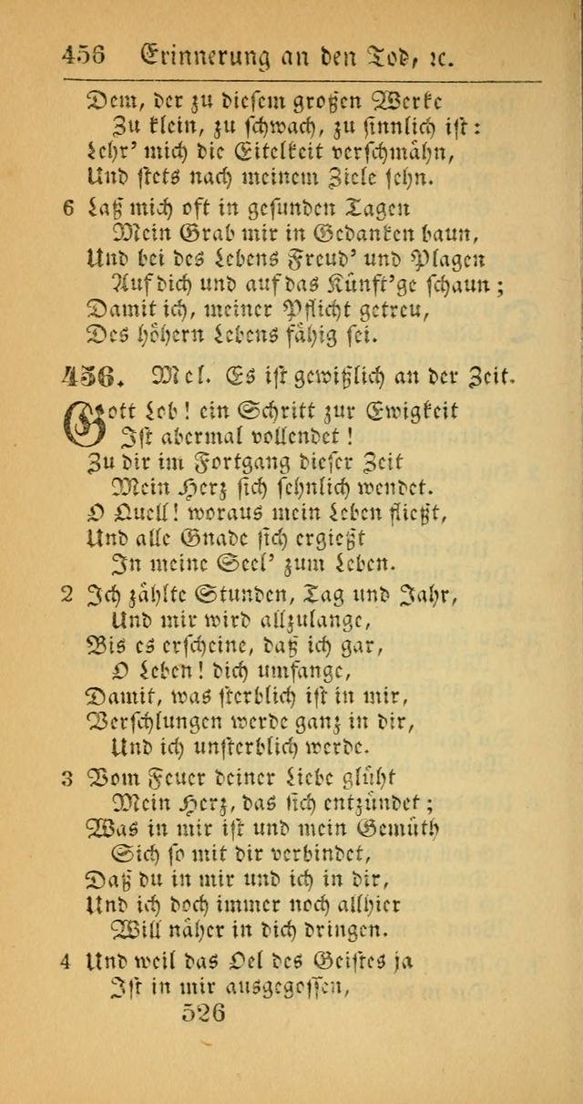 Evangelisches Gesangbuch: oder eine sammlung geistreicher lieder zum gebrauch der Evangelischen Gemeinscaft und aller heilsuchenden seelen  (4th und verb. Aufl.) page 528