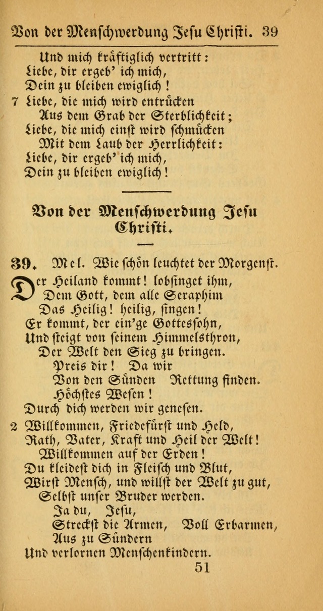 Evangelisches Gesangbuch: oder eine sammlung geistreicher lieder zum gebrauch der Evangelischen Gemeinscaft und aller heilsuchenden seelen  (4th und verb. Aufl.) page 53