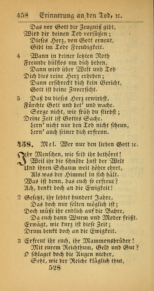 Evangelisches Gesangbuch: oder eine sammlung geistreicher lieder zum gebrauch der Evangelischen Gemeinscaft und aller heilsuchenden seelen  (4th und verb. Aufl.) page 530