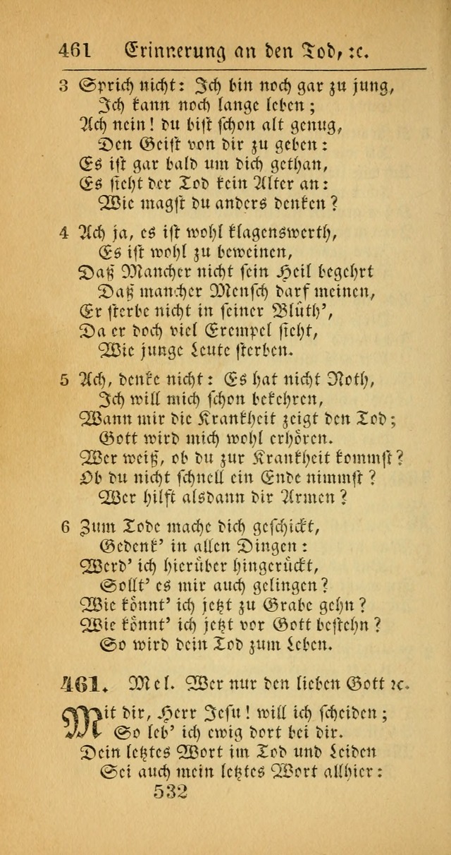 Evangelisches Gesangbuch: oder eine sammlung geistreicher lieder zum gebrauch der Evangelischen Gemeinscaft und aller heilsuchenden seelen  (4th und verb. Aufl.) page 534