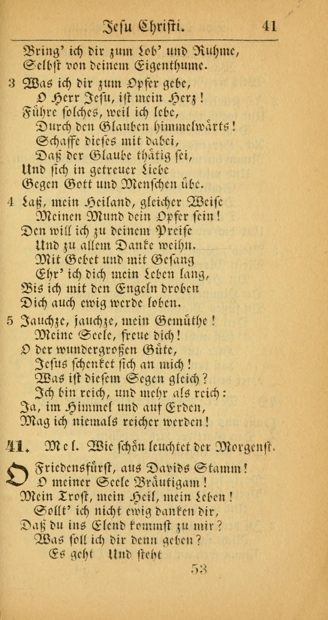 Evangelisches Gesangbuch: oder eine sammlung geistreicher lieder zum gebrauch der Evangelischen Gemeinscaft und aller heilsuchenden seelen  (4th und verb. Aufl.) page 55