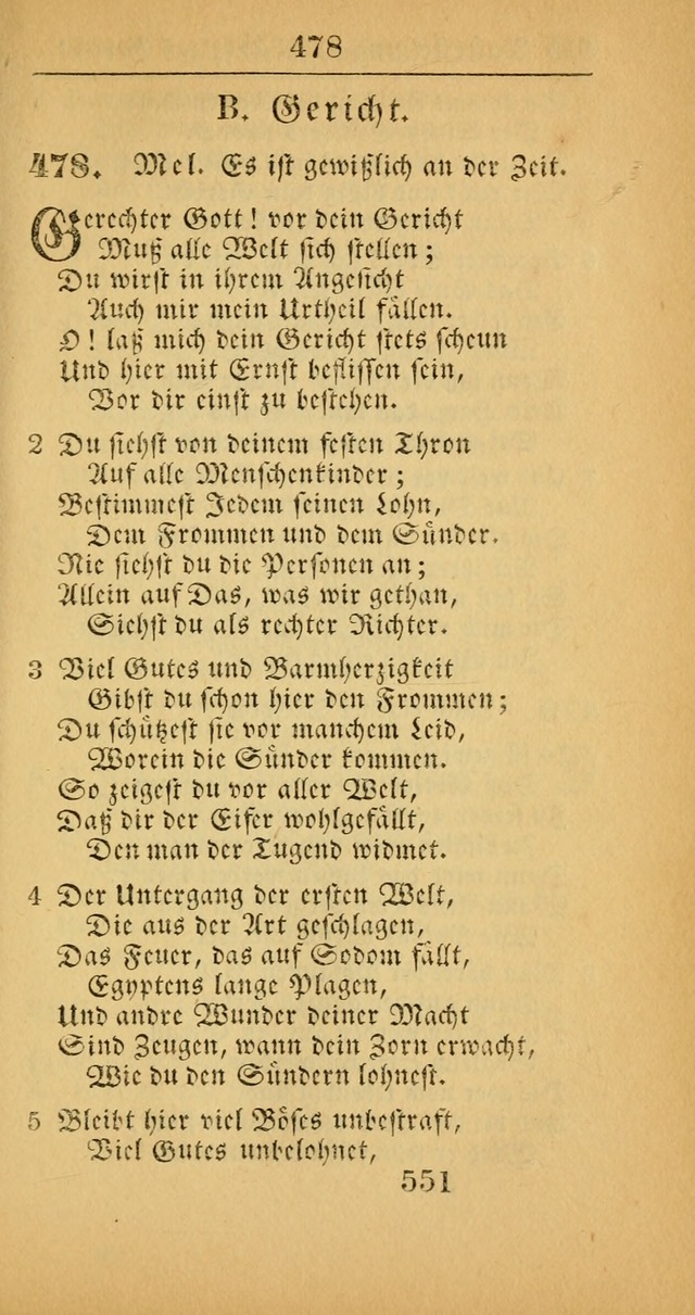 Evangelisches Gesangbuch: oder eine sammlung geistreicher lieder zum gebrauch der Evangelischen Gemeinscaft und aller heilsuchenden seelen  (4th und verb. Aufl.) page 553