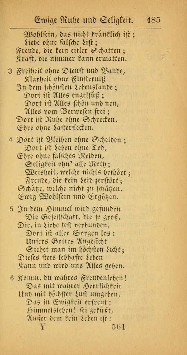 Evangelisches Gesangbuch: oder eine sammlung geistreicher lieder zum gebrauch der Evangelischen Gemeinscaft und aller heilsuchenden seelen  (4th und verb. Aufl.) page 563