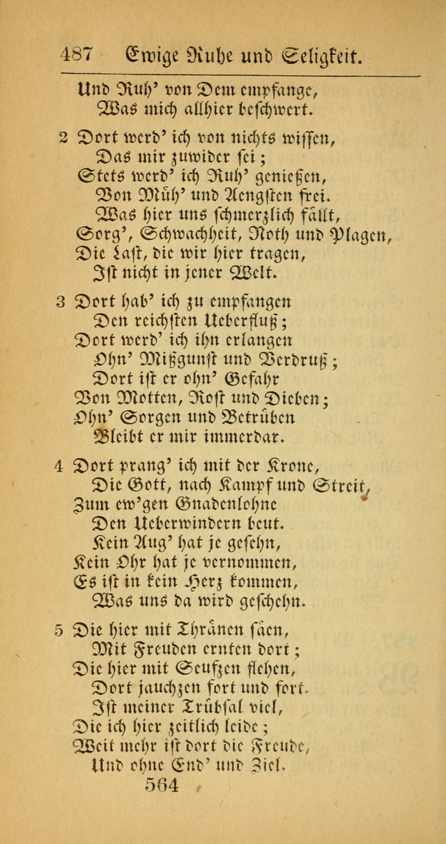 Evangelisches Gesangbuch: oder eine sammlung geistreicher lieder zum gebrauch der Evangelischen Gemeinscaft und aller heilsuchenden seelen  (4th und verb. Aufl.) page 566