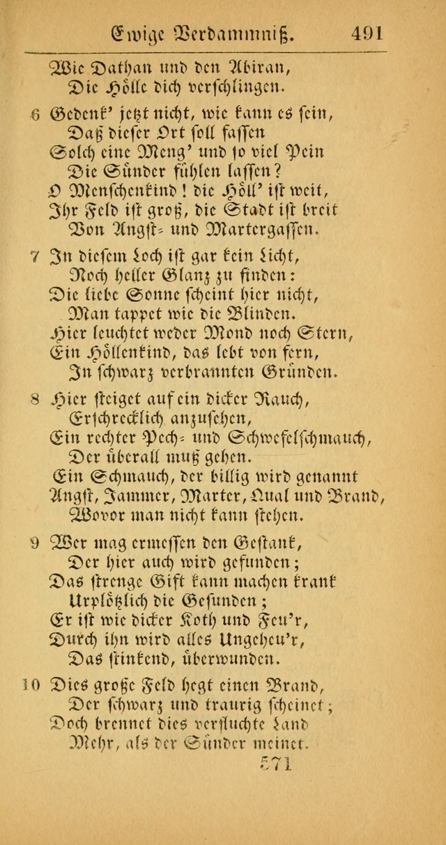 Evangelisches Gesangbuch: oder eine sammlung geistreicher lieder zum gebrauch der Evangelischen Gemeinscaft und aller heilsuchenden seelen  (4th und verb. Aufl.) page 573