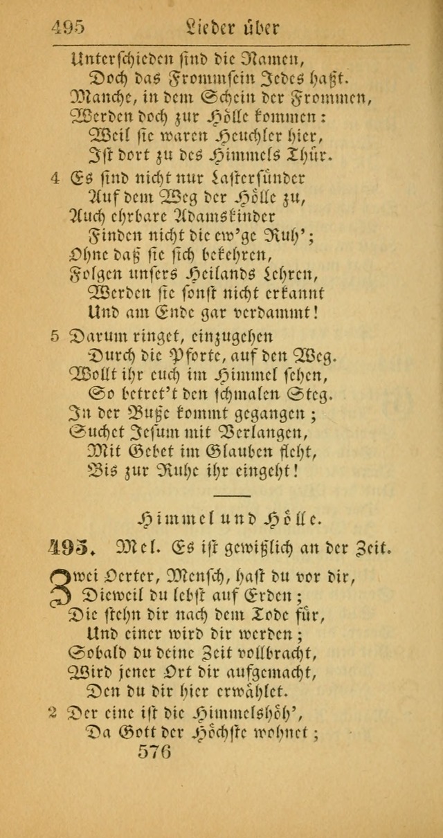 Evangelisches Gesangbuch: oder eine sammlung geistreicher lieder zum gebrauch der Evangelischen Gemeinscaft und aller heilsuchenden seelen  (4th und verb. Aufl.) page 578