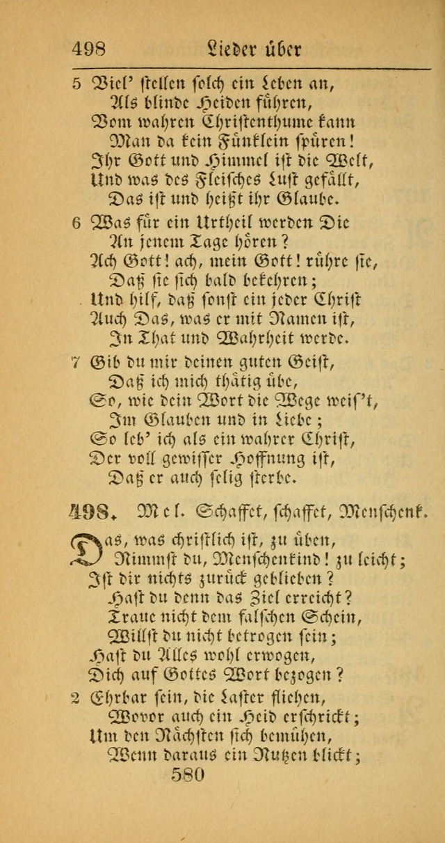 Evangelisches Gesangbuch: oder eine sammlung geistreicher lieder zum gebrauch der Evangelischen Gemeinscaft und aller heilsuchenden seelen  (4th und verb. Aufl.) page 582