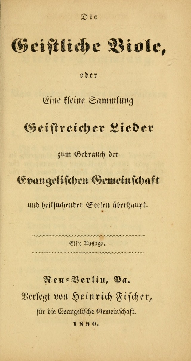 Evangelisches Gesangbuch: oder eine sammlung geistreicher lieder zum gebrauch der Evangelischen Gemeinscaft und aller heilsuchenden seelen  (4th und verb. Aufl.) page 603