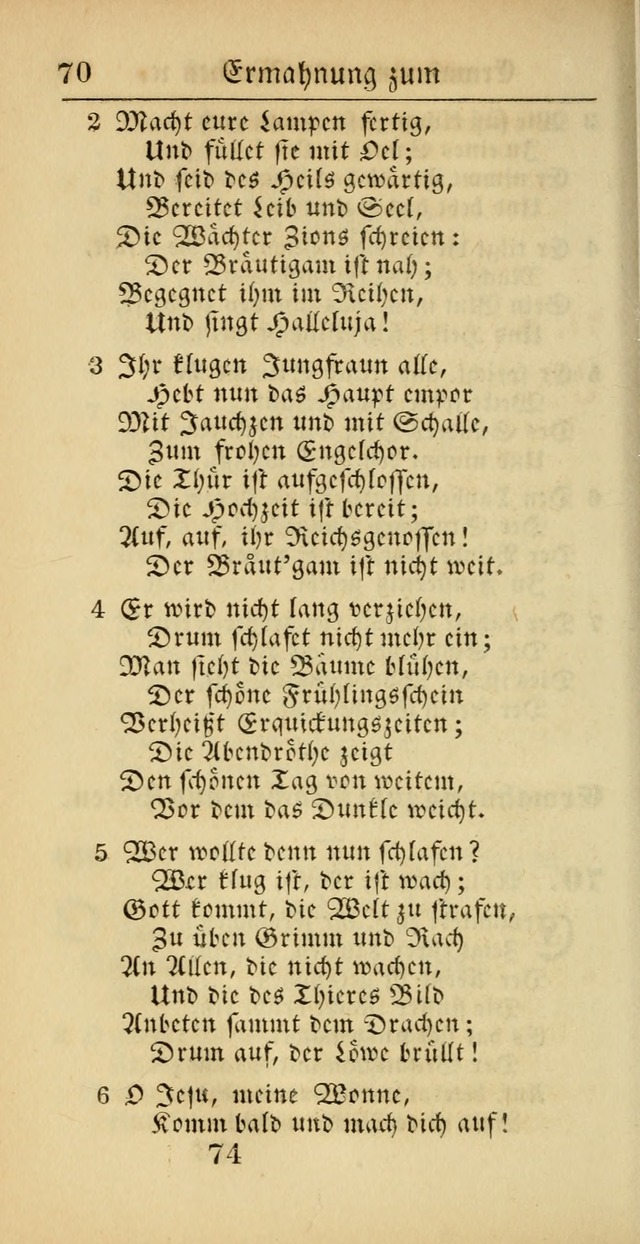 Evangelisches Gesangbuch: oder eine sammlung geistreicher lieder zum gebrauch der Evangelischen Gemeinscaft und aller heilsuchenden seelen  (4th und verb. Aufl.) page 676