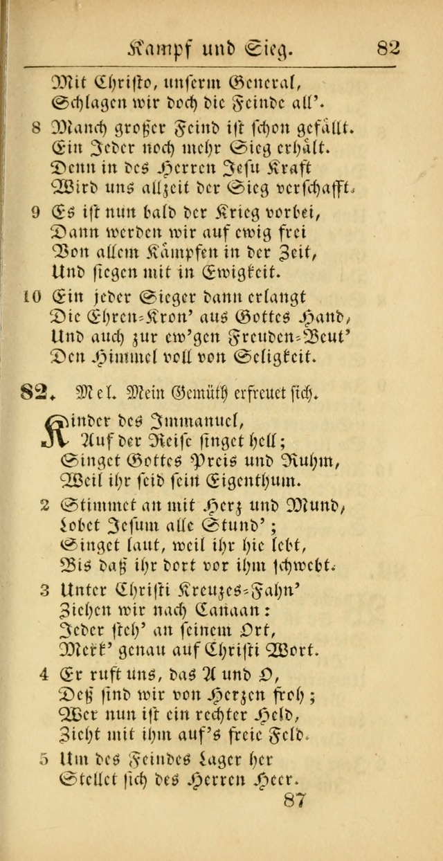 Evangelisches Gesangbuch: oder eine sammlung geistreicher lieder zum gebrauch der Evangelischen Gemeinscaft und aller heilsuchenden seelen  (4th und verb. Aufl.) page 689