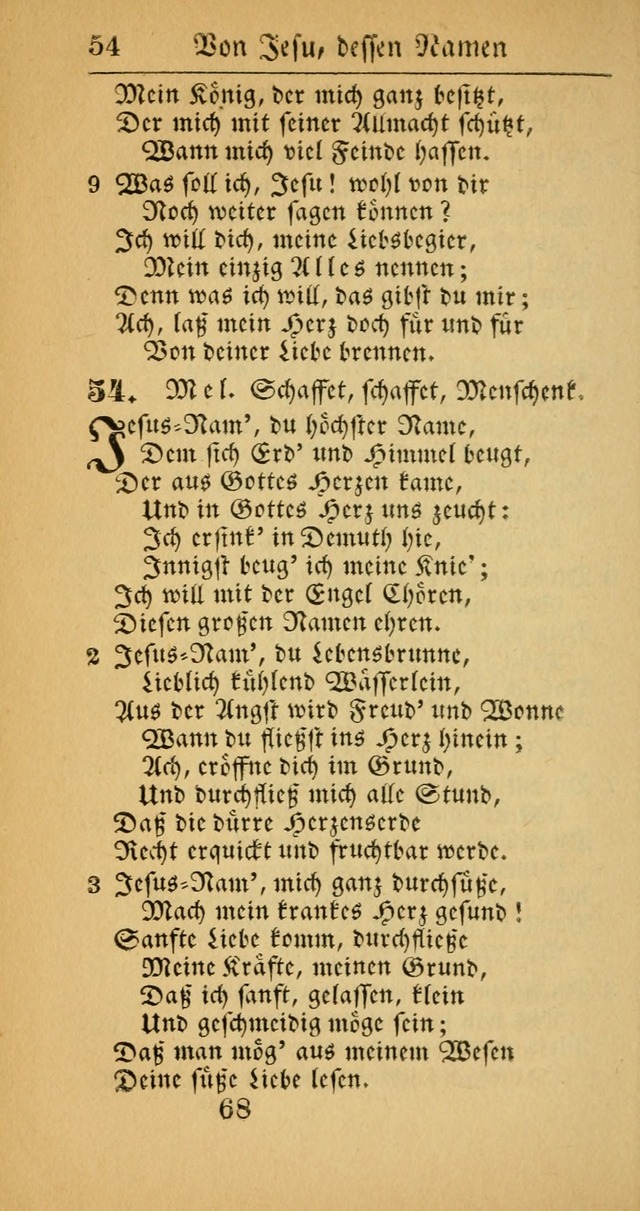 Evangelisches Gesangbuch: oder eine sammlung geistreicher lieder zum gebrauch der Evangelischen Gemeinscaft und aller heilsuchenden seelen  (4th und verb. Aufl.) page 70