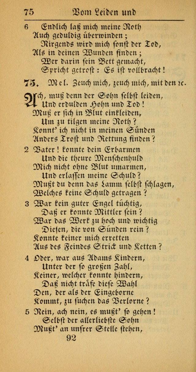 Evangelisches Gesangbuch: oder eine sammlung geistreicher lieder zum gebrauch der Evangelischen Gemeinscaft und aller heilsuchenden seelen  (4th und verb. Aufl.) page 94