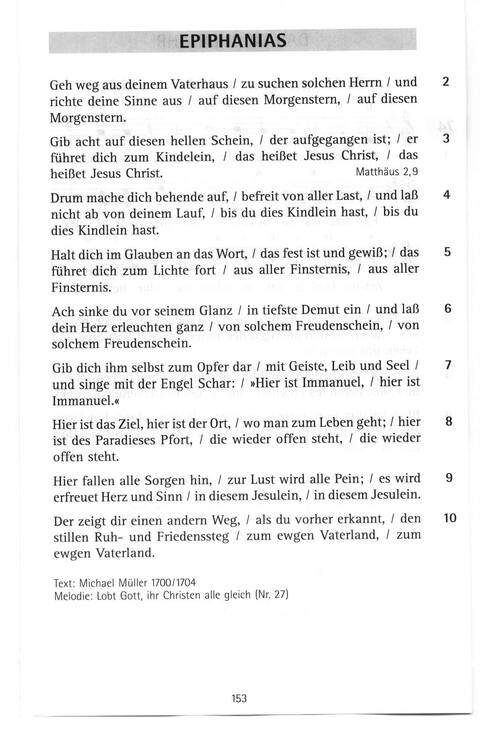 Antwort Finden in alten und neuen Liedern, in Worten zum Nachdenken und Beten: evangelisches Gesangbuch (Bayern, Mitteldeutschland, Thüringen) page 124