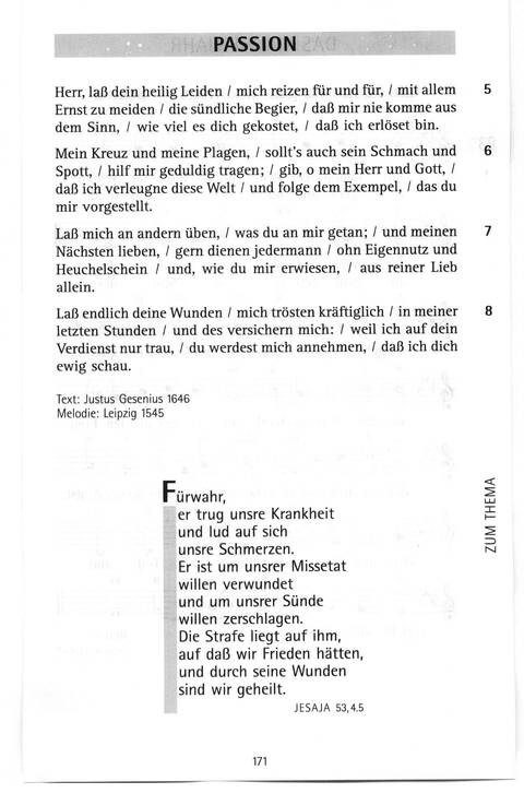 Antwort Finden in alten und neuen Liedern, in Worten zum Nachdenken und Beten: evangelisches Gesangbuch (Bayern, Mitteldeutschland, Thüringen) page 142