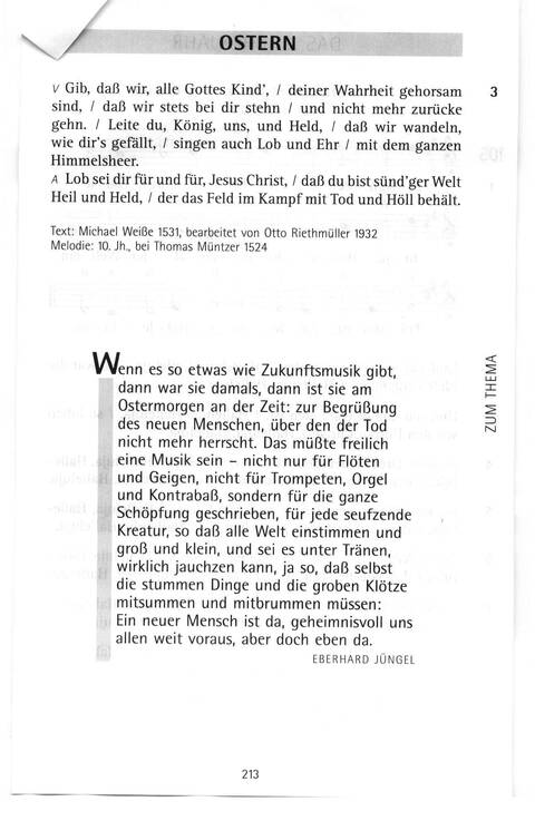 Antwort Finden in alten und neuen Liedern, in Worten zum Nachdenken und Beten: evangelisches Gesangbuch (Bayern, Mitteldeutschland, Thüringen) page 184