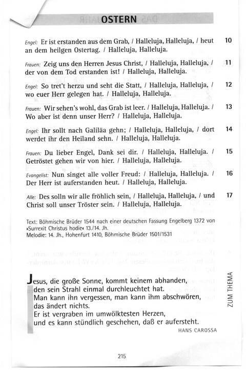 Antwort Finden in alten und neuen Liedern, in Worten zum Nachdenken und Beten: evangelisches Gesangbuch (Bayern, Mitteldeutschland, Thüringen) page 186