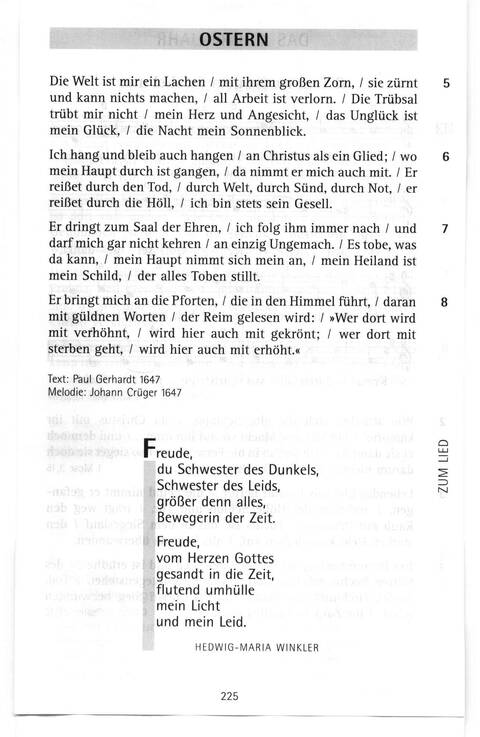 Antwort Finden in alten und neuen Liedern, in Worten zum Nachdenken und Beten: evangelisches Gesangbuch (Bayern, Mitteldeutschland, Thüringen) page 196