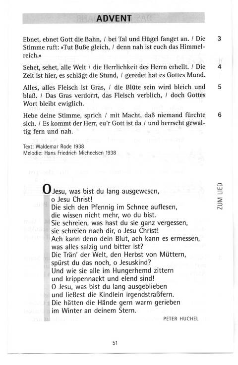 Antwort Finden in alten und neuen Liedern, in Worten zum Nachdenken und Beten: evangelisches Gesangbuch (Bayern, Mitteldeutschland, Thüringen) page 21