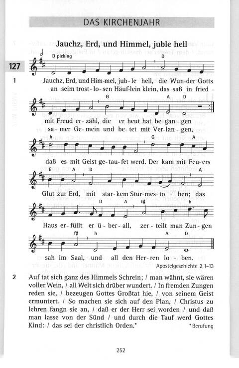 Antwort Finden in alten und neuen Liedern, in Worten zum Nachdenken und Beten: evangelisches Gesangbuch (Bayern, Mitteldeutschland, Thüringen) page 223