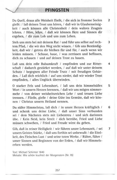 Antwort Finden in alten und neuen Liedern, in Worten zum Nachdenken und Beten: evangelisches Gesangbuch (Bayern, Mitteldeutschland, Thüringen) page 228