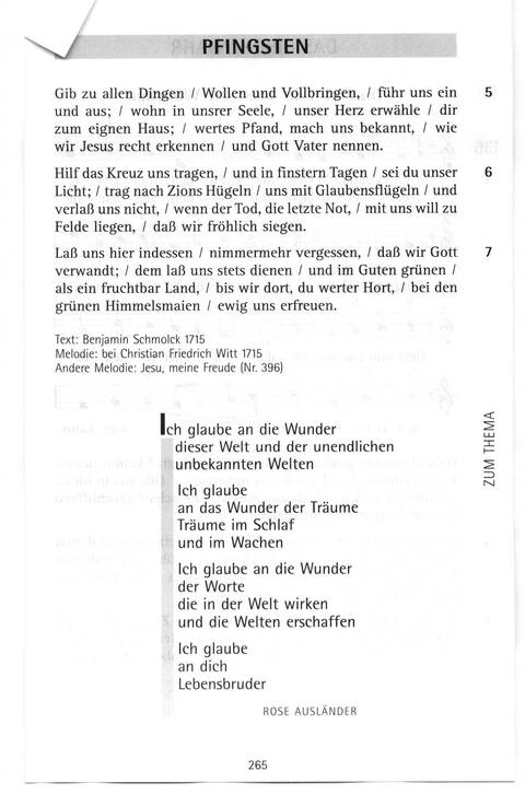 Antwort Finden in alten und neuen Liedern, in Worten zum Nachdenken und Beten: evangelisches Gesangbuch (Bayern, Mitteldeutschland, Thüringen) page 236