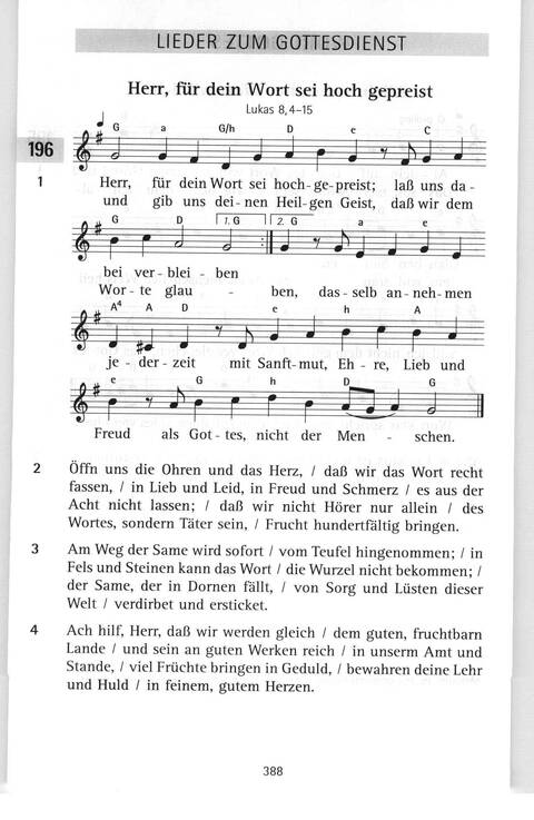 Antwort Finden in alten und neuen Liedern, in Worten zum Nachdenken und Beten: evangelisches Gesangbuch (Bayern, Mitteldeutschland, Thüringen) page 356