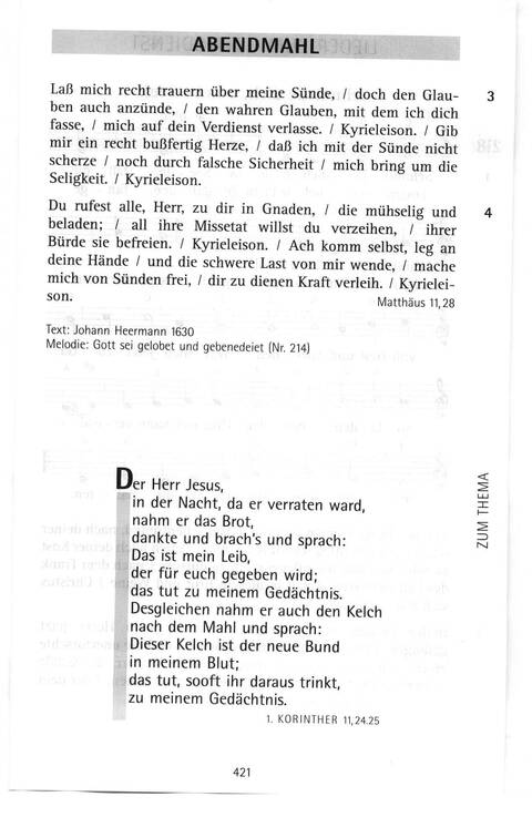 Antwort Finden in alten und neuen Liedern, in Worten zum Nachdenken und Beten: evangelisches Gesangbuch (Bayern, Mitteldeutschland, Thüringen) page 389