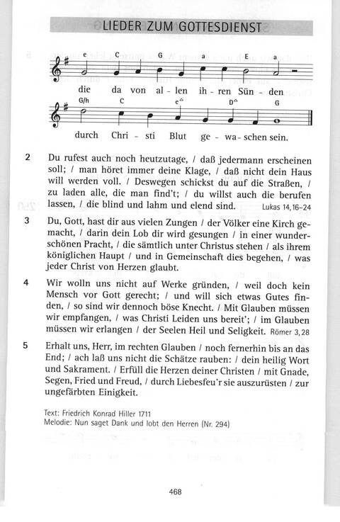 Antwort Finden in alten und neuen Liedern, in Worten zum Nachdenken und Beten: evangelisches Gesangbuch (Bayern, Mitteldeutschland, Thüringen) page 435