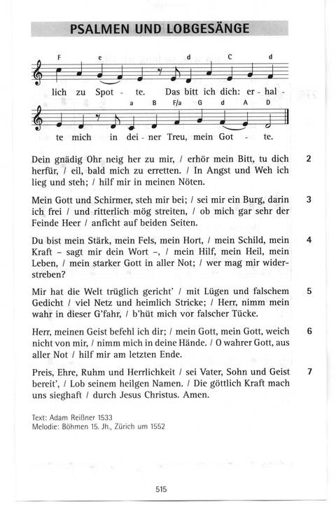 Antwort Finden in alten und neuen Liedern, in Worten zum Nachdenken und Beten: evangelisches Gesangbuch (Bayern, Mitteldeutschland, Thüringen) page 482