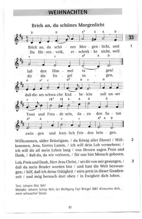 Antwort Finden in alten und neuen Liedern, in Worten zum Nachdenken und Beten: evangelisches Gesangbuch (Bayern, Mitteldeutschland, Thüringen) page 52