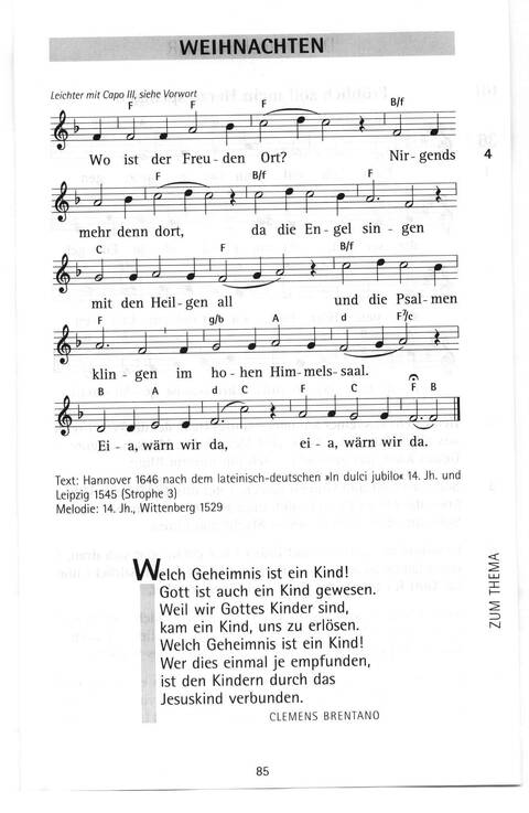 Antwort Finden in alten und neuen Liedern, in Worten zum Nachdenken und Beten: evangelisches Gesangbuch (Bayern, Mitteldeutschland, Thüringen) page 56