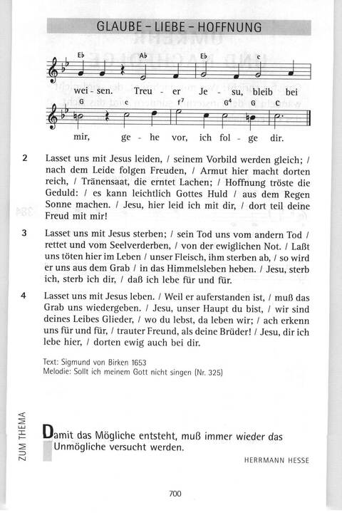 Antwort Finden in alten und neuen Liedern, in Worten zum Nachdenken und Beten: evangelisches Gesangbuch (Bayern, Mitteldeutschland, Thüringen) page 666