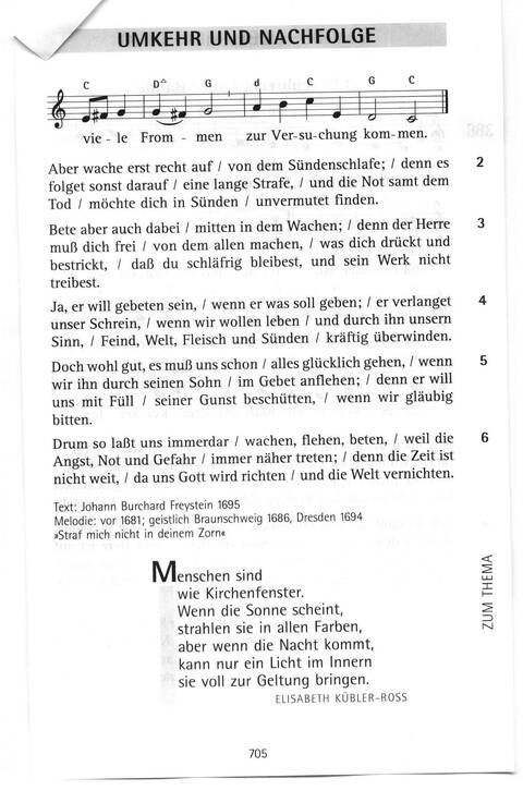 Antwort Finden in alten und neuen Liedern, in Worten zum Nachdenken und Beten: evangelisches Gesangbuch (Bayern, Mitteldeutschland, Thüringen) page 671