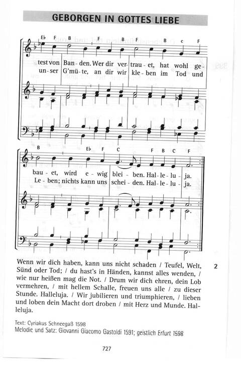 Antwort Finden in alten und neuen Liedern, in Worten zum Nachdenken und Beten: evangelisches Gesangbuch (Bayern, Mitteldeutschland, Thüringen) page 693