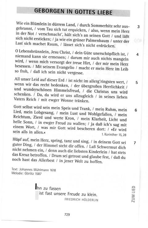 Antwort Finden in alten und neuen Liedern, in Worten zum Nachdenken und Beten: evangelisches Gesangbuch (Bayern, Mitteldeutschland, Thüringen) page 695