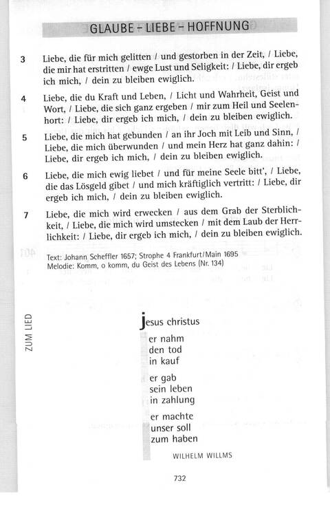 Antwort Finden in alten und neuen Liedern, in Worten zum Nachdenken und Beten: evangelisches Gesangbuch (Bayern, Mitteldeutschland, Thüringen) page 698