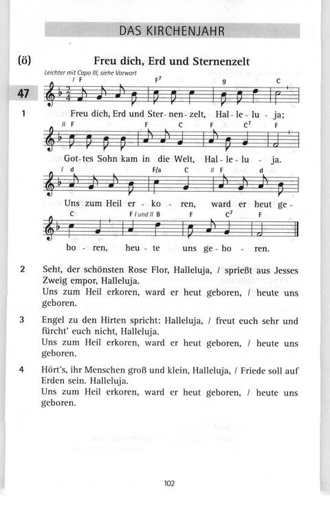 Antwort Finden in alten und neuen Liedern, in Worten zum Nachdenken und Beten: evangelisches Gesangbuch (Bayern, Mitteldeutschland, Thüringen) page 73