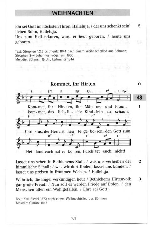 Antwort Finden in alten und neuen Liedern, in Worten zum Nachdenken und Beten: evangelisches Gesangbuch (Bayern, Mitteldeutschland, Thüringen) page 74