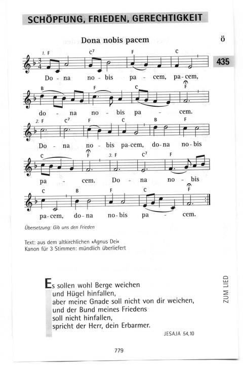 Antwort Finden in alten und neuen Liedern, in Worten zum Nachdenken und Beten: evangelisches Gesangbuch (Bayern, Mitteldeutschland, Thüringen) page 745