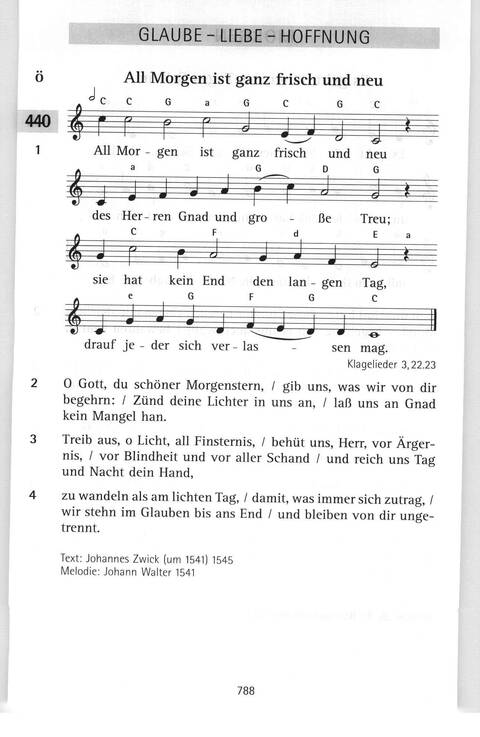 Antwort Finden in alten und neuen Liedern, in Worten zum Nachdenken und Beten: evangelisches Gesangbuch (Bayern, Mitteldeutschland, Thüringen) page 754