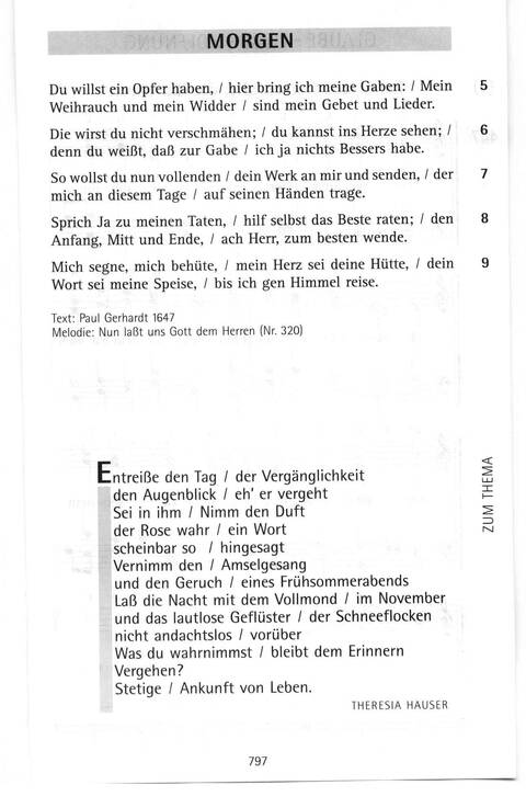 Antwort Finden in alten und neuen Liedern, in Worten zum Nachdenken und Beten: evangelisches Gesangbuch (Bayern, Mitteldeutschland, Thüringen) page 763